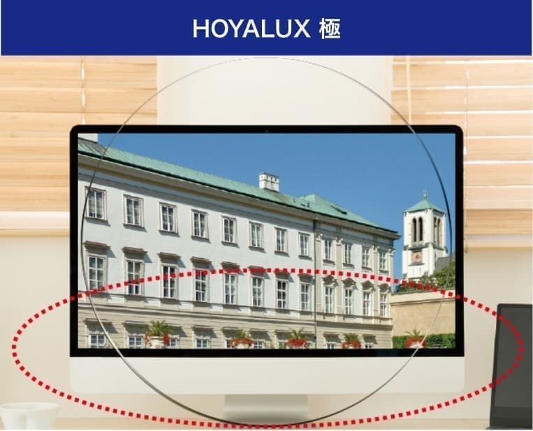 HOYALUX KIWAMI|極レンズ見え方